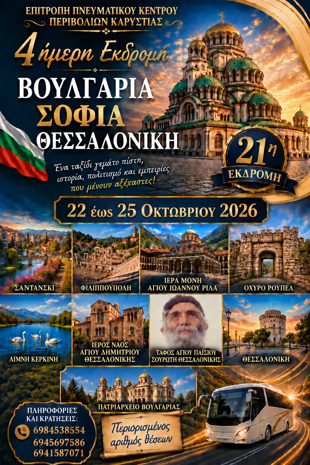 Εκδρομή ενορίας Περιβολίων στη Βουλγαρία main image