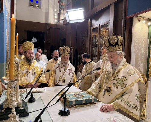 Αρχιερατικό Συλλείτουργο και Λιτανεία σκηνώματος επί τη εορτεί του Αγίου Ιωάννου του Ρώσου gallery image 14