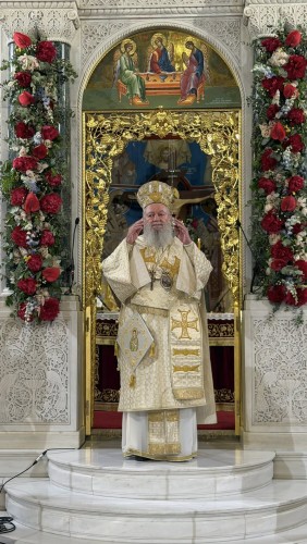 Αρχιερατικό Συλλείτουργο και Λιτανεία σκηνώματος επί τη εορτεί του Αγίου Ιωάννου του Ρώσου gallery image 24