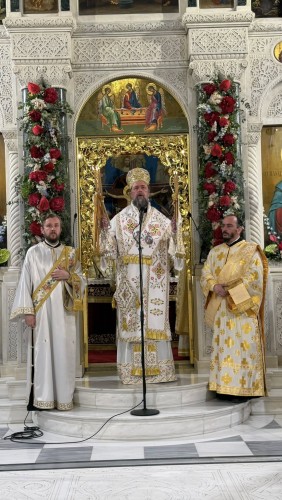 Αρχιερατικό Συλλείτουργο και Λιτανεία σκηνώματος επί τη εορτεί του Αγίου Ιωάννου του Ρώσου gallery image 18