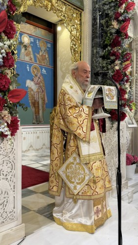 Αρχιερατικό Συλλείτουργο και Λιτανεία σκηνώματος επί τη εορτεί του Αγίου Ιωάννου του Ρώσου gallery image 26