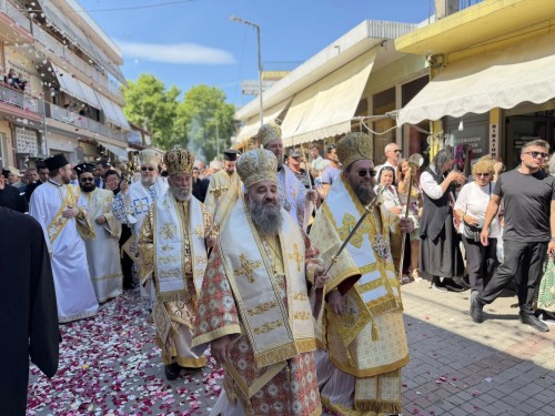 Αρχιερατικό Συλλείτουργο και Λιτανεία σκηνώματος επί τη εορτεί του Αγίου Ιωάννου του Ρώσου gallery image 53