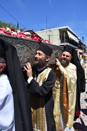 Αρχιερατικό Συλλείτουργο και Λιτανεία σκηνώματος επί τη εορτεί του Αγίου Ιωάννου του Ρώσου gallery image 44
