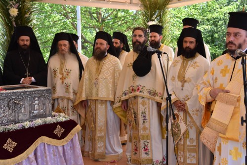Αρχιερατικό Συλλείτουργο και Λιτανεία σκηνώματος επί τη εορτεί του Αγίου Ιωάννου του Ρώσου gallery image 60